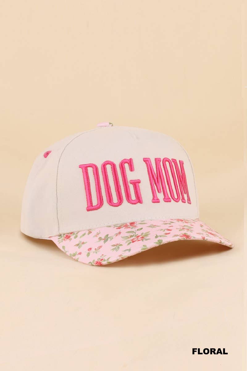 Dog Mom Two Tone Snapback Hat