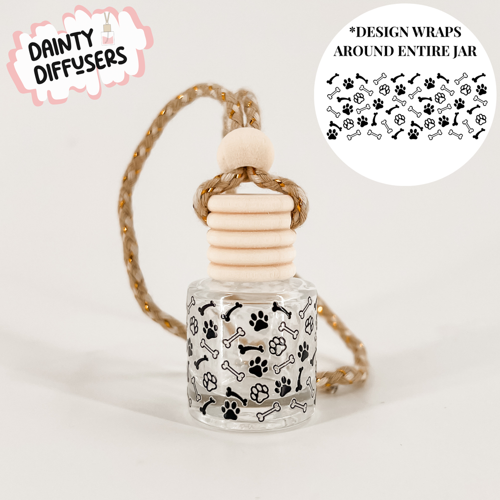 Paw Prints Wrap-Around Car Diffuser