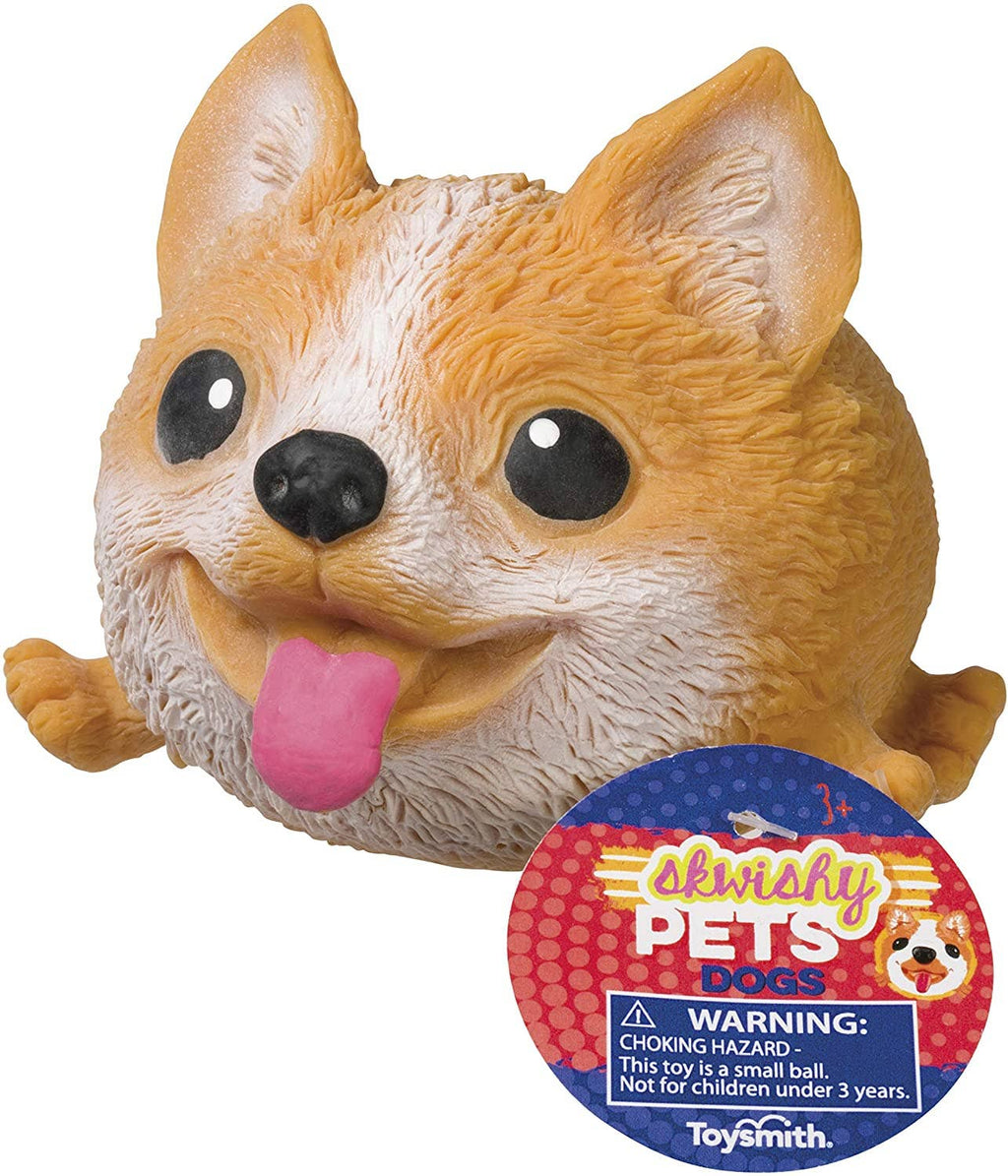 Skwishy 4.5" Pet Dogs, Asst, Stretch/Squishy/Squeeze